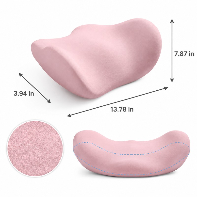 Lumbar Support Cushion for Bed and Chair - Memory Cotton