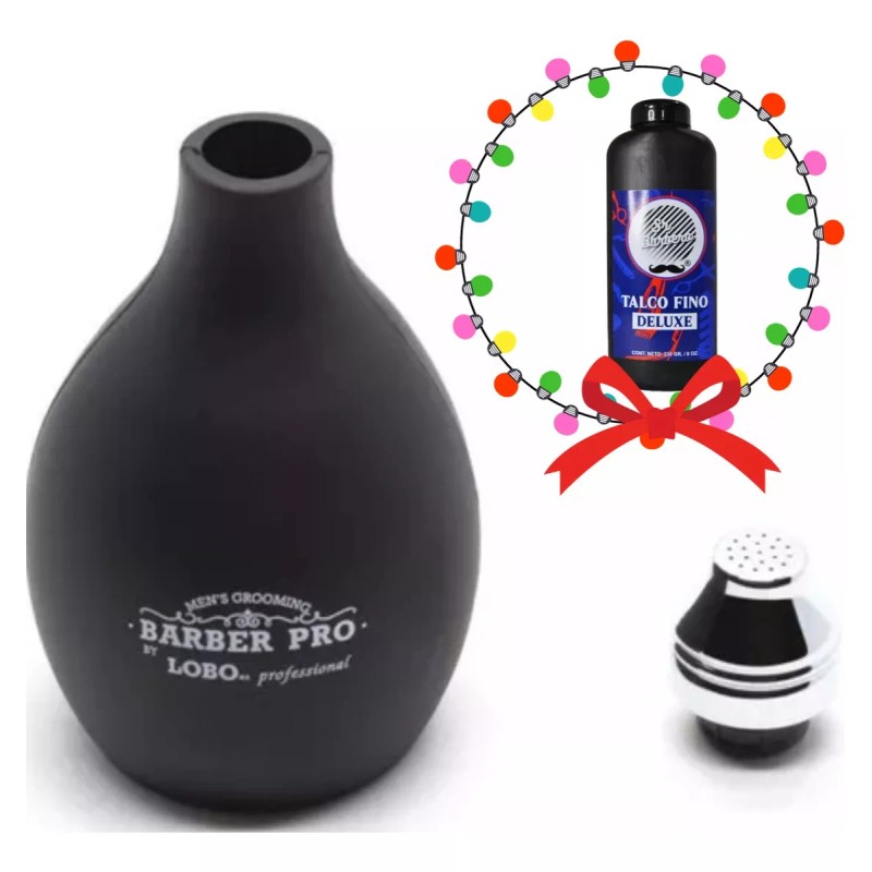 variable Kit Navideño Barberia Silver Atomizador+ Difusor +cepillo