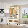 VIPEK R3 Heavy Duty Clothes Rack with Lockable Wheels, Rolling