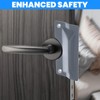 4 PCS Door Latch Guard Plate, 3 X 7'' Door