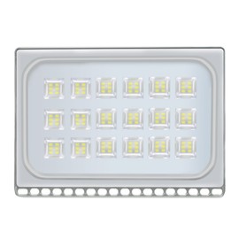 Viugreum 100W LED Flood Light, 8000LM Super Bright Outdoor Floodlights, New Slim Design, IP67 Waterproof Daylight White (6000-6500K), Security Wall Light for Garage, Garden, Yard, Factory