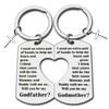 Godparent Gifts from Godchild Will You Be My Godmother/Godfather Keyring