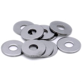 M6 (6mm) Flat Washer (Form G) - Stainless Steel (A2) (Pack of 20)