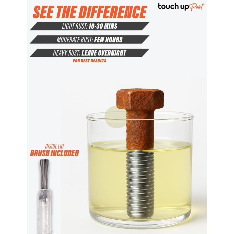Xtremeauto Rust Converter Liquid – 30ml Bottle with Built-In Brush