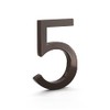 4 Inch Modern House Number, Floating House Number, Easy to