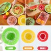 IWILCS Plastic Food Cover, Pack of 60 Bowls, Cups Covers,
