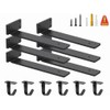 Shelf Brackets Floating Shelf Bracket - 6 Pack Metal Hooks
