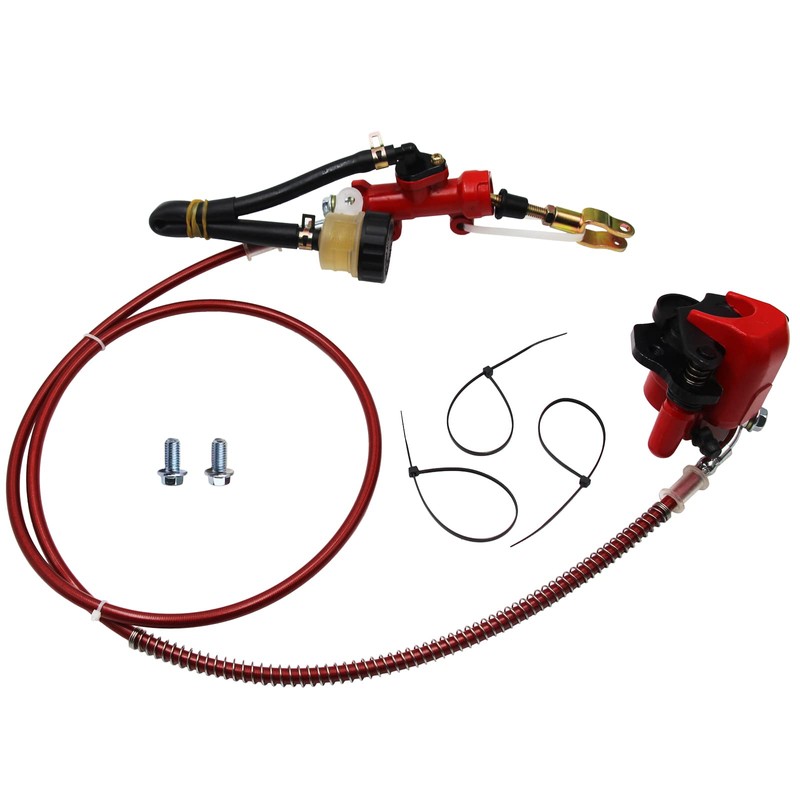 Hydraulic Rear Disc Brake Caliper System Pads Disk Rotor For