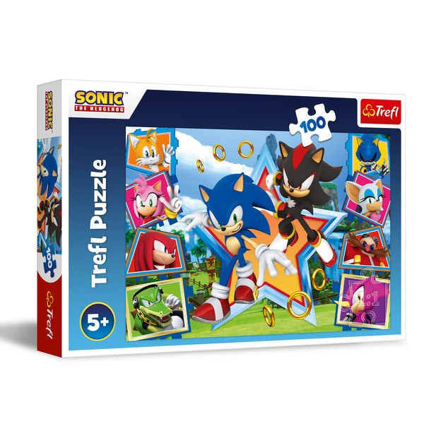 Trefl 16465 Sonic The Hedgehog Children's Puzzle, Multi-Colour