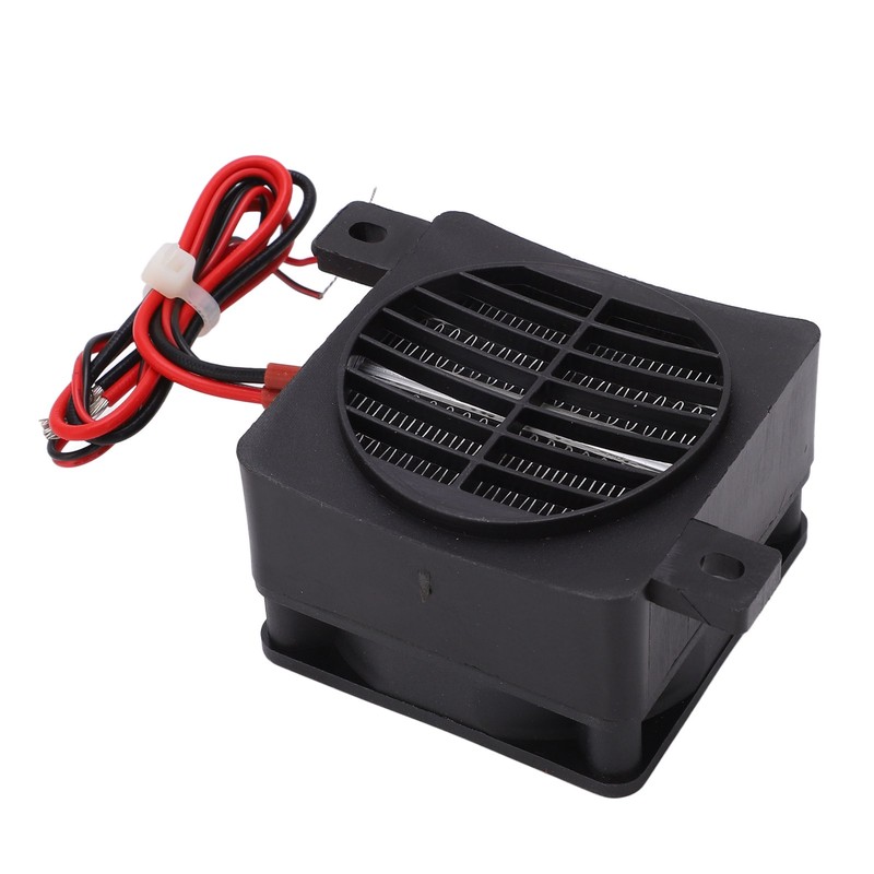 PTC Fan Heater DC12V 50W Constant Temp Heating Insulated Mini