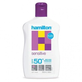 Hamilton Buy Hamilton Sensitive Sunscreen SPF50 Plus Lotion 265ml Online