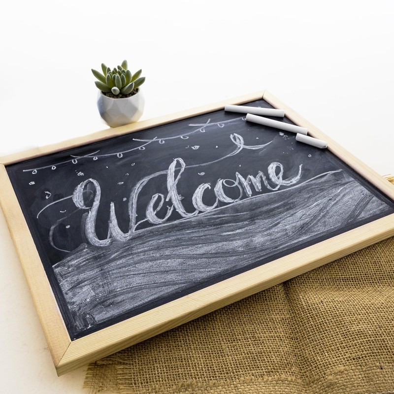 BAZIC White Chalk, Standard Size Blackboard Chalkboard Chalks, Great Game