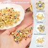 PATIKIL 200 Pcs Flower Crystal Rhinestone Embellishments, 13mm Flatback Glass
