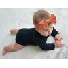 123 Bear Baby Cotton Spandex Infant Bodysuits Long Sleeve and
