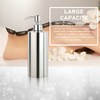 18 oz Large Countertop Soap Dispenser, Brushed Nickel Stainless Steel