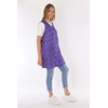7/8 Tunic Cotton Colourful Apron Short without Sleeves Cooking Apron,