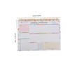 Operitacx Teacher Spiral Notebooks Weekly Planner B5 Size Reusable and