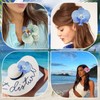 6 Pcs Flower Hair Clip Orchid Hairpin Headdress Bohemia Hawaiian
