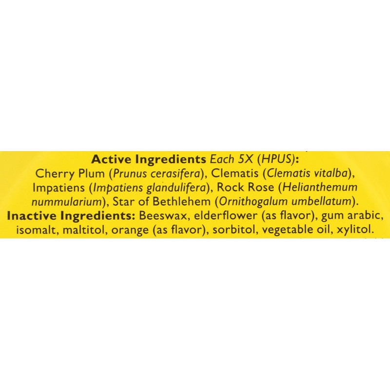 BACH Rescue Pastilles Orange Elderflower, 1.7 OZ