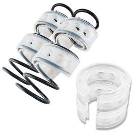2Pcs Universal Car Shock Absorber Spring Bumper Power Auto Buffers A/B/C/D/E/F Type Spring Bumpers Rubber C+ Type