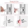 AceMining Portable Door Lock Home Security Door Locker Travel Lockdown