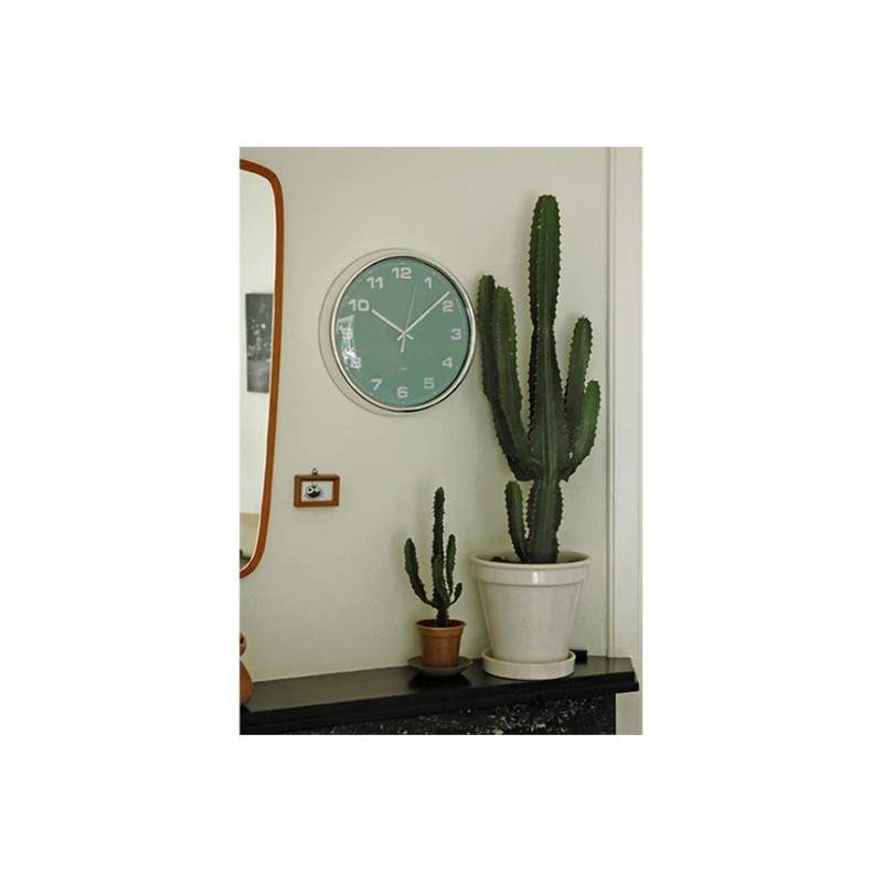 Cabanaz Wall Clock VGR, Green, 30 x 30 x 6