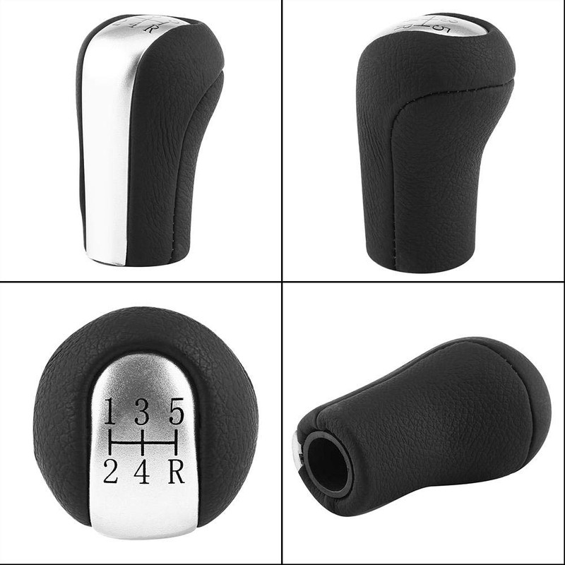 Keenso Manual 5 Speed Gear Knob Car Gear Knob Stick
