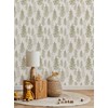 Illustrated Evergreen Forest Peel and Stick Wallpaper (Single Sheet -