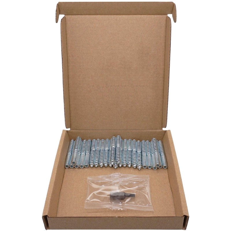 SKIR'CO Pack of 25 Hanger Bolts M6 x 50 mm