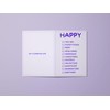 WBdesignz Funny Greeting Card "Happy" - Versatile Card with Humorous