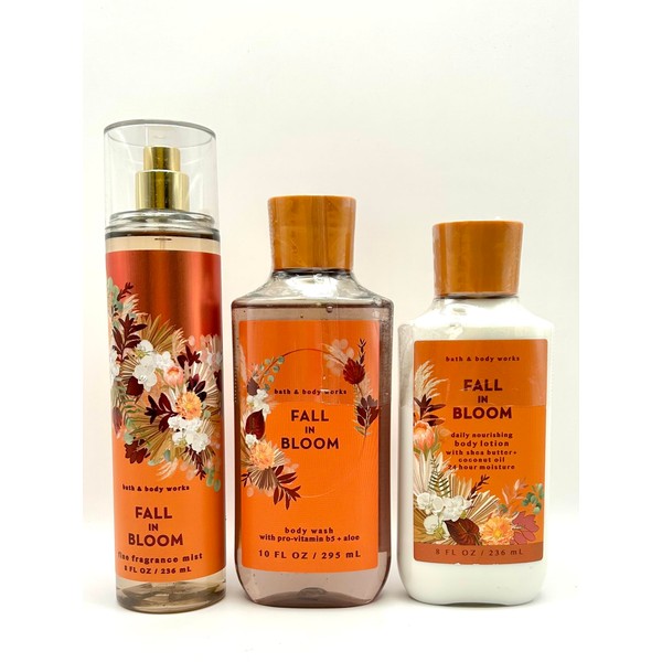 Bath and Body Work Fall in Bloom Gift Set, Fine