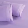 2 Pack Pillow Cases Standard Size, Light Purple Pillowcases Microfiber
