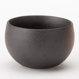 美濃焼 ゆらり盃 黒備前 W30001