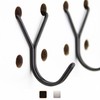 Right Arrange Steel Pegboard Hooks 50-Pack 1in J-Hook, Black -