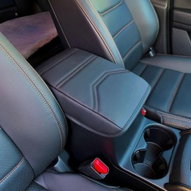 Areeyils Car Center Console Armrest Cover for Mazda CX5/CX-5 Accessories 2024 2023 2022 2021 2018 2019 2020 Armrest Cover Dog Seat Arm Rest Box Lid Protector(Black LINE)