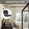 Rustic Curtain Rod - Adjustable Room Divider Rod for Windows