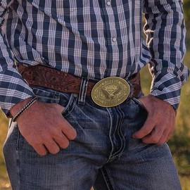 Btilasif Belt Buckles Men- Western Cowboy Rodeo Belt Buckle Eagle Belt Buckle Gifts for Men Valentines Day Gifts for Him