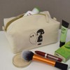 'Kawaii Girl with Ghost ' Canvas Wash Bag/Makeup Case (CS00041036)
