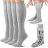 Shihanee 5 Pairs Seamless Sensitivity Socks for Adult over The