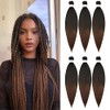 DT CHERYL Pre-stretched Braiding Haar 26 Zoll 6 Packs/Lot Easy Braid Professionelle Kunstfaser Hot Water Setting Professional Soft Yaki Textur Crochet braids extension T1B-30