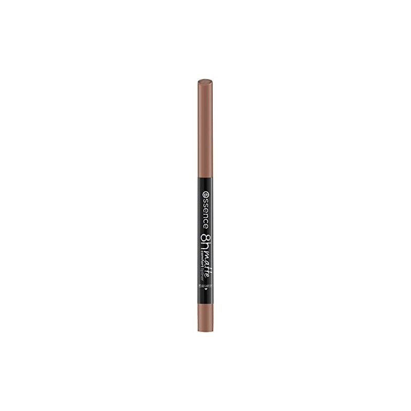 essence 8h MATTE Comfort Lip Liner, No. 01, Brown, Long-Lasting,
