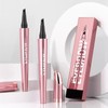 SANHIGHEND 2 Pieces 3D Micro Eyebrow Pencil with 4 Fork