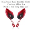 ESUPPORT Red Motorcycle Motorbike 8mm 10mm Rearview Side Mirror ATV
