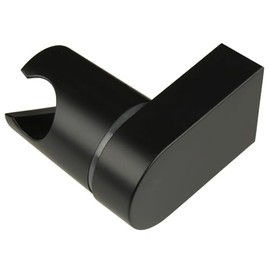 Shower Holder Black Matt Tilt Angle Adjustable ABS Chrome-Plated Wall Mount Shower Head Swivel Wall Mount Hand Shower Holder