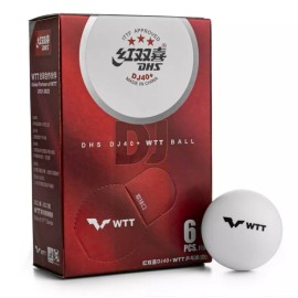 DHS New Balls DJ40+ 3-Star WTT 12 Balls (ITTF APPROVED)