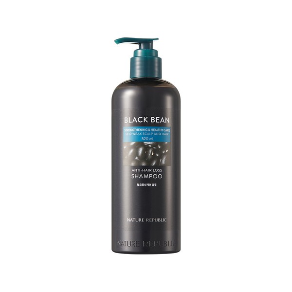 Nature Republic Black Bean Hair Loss Symptoms Improvement Shampoo 520ml, single option 10010100NG1153