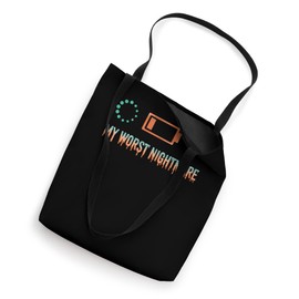 My Worst Nightmare Funny Tech Humor For Gadget Lovers Tote Bag