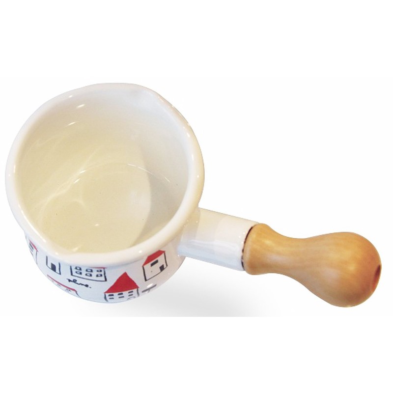 Akaiyaneno Plune Hollow Milk Pan, Size: Body: Approx. W 7.7