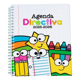 Agenda Directiva 25-26 Directora Pasta Dura Mod. Arcoiris #2