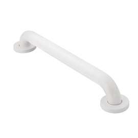 Moen R8918W Bathroom Safety 18-Inch Grab Bar with Concealed Screws, Glacier White